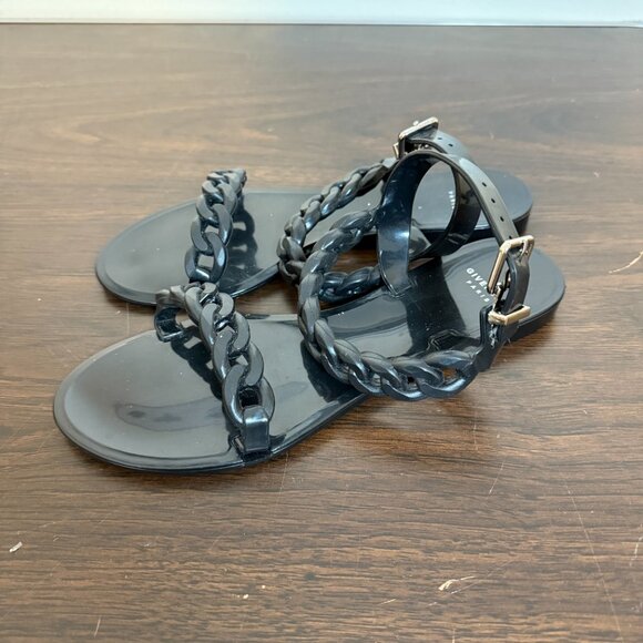 Givenchy Jelly Sandals Womens EU 38 US 7.5-8‎ Black Casual - Picture 5 of 11